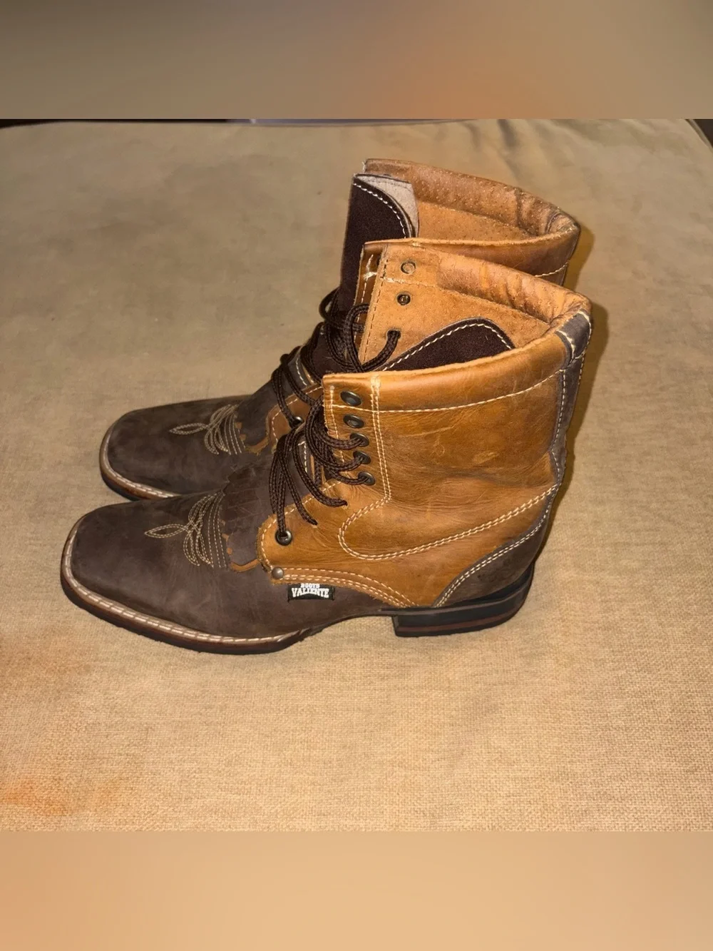 VINTAGE Valiente Men's Leather Boots size 6